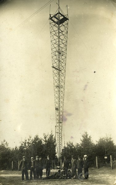 KKE 4143-17.jpg - Wieża radiowa w Baranowiczach, 1938 r.